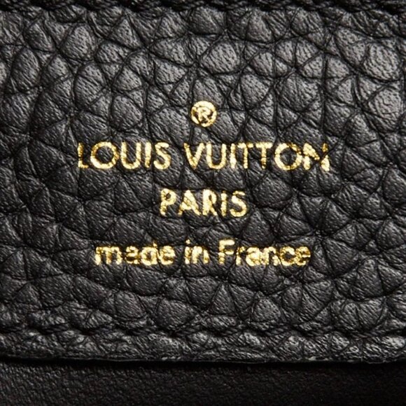 Louis Vuitton Black Taurillon Leather Flower Crown Capucines PM Bag - Picture 10 of 12